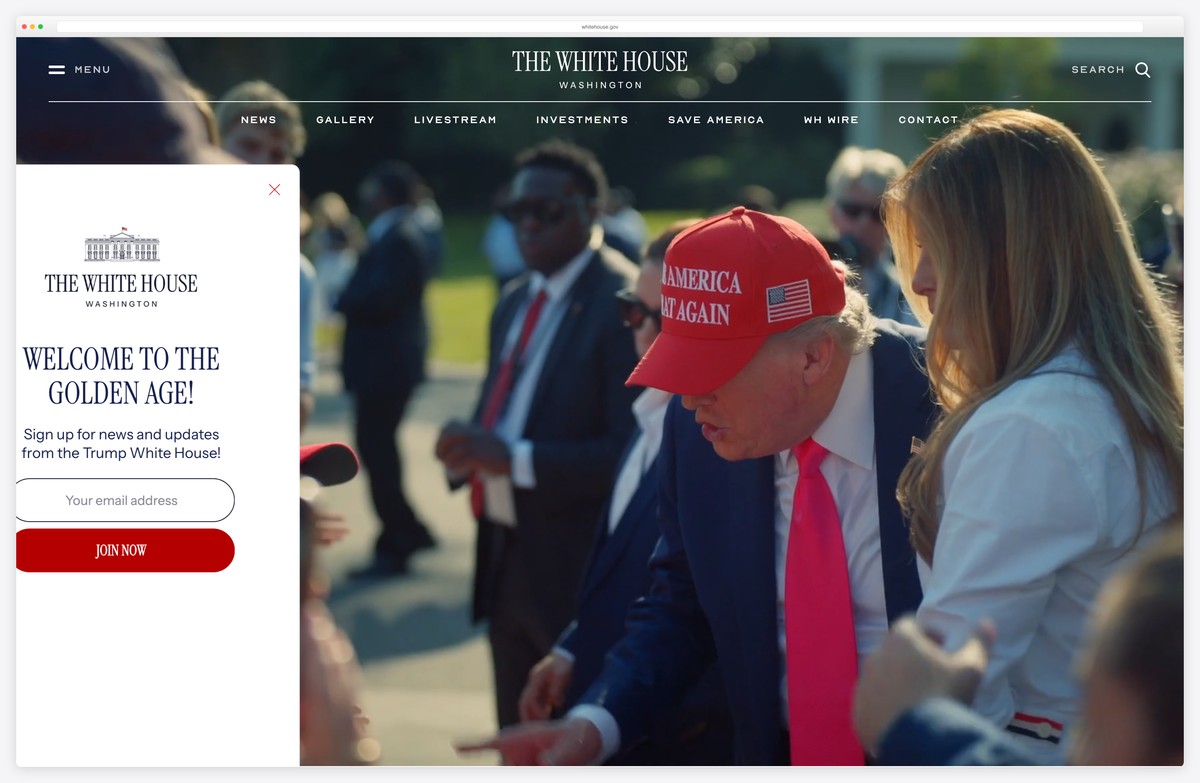 the white house official government wordpress website example