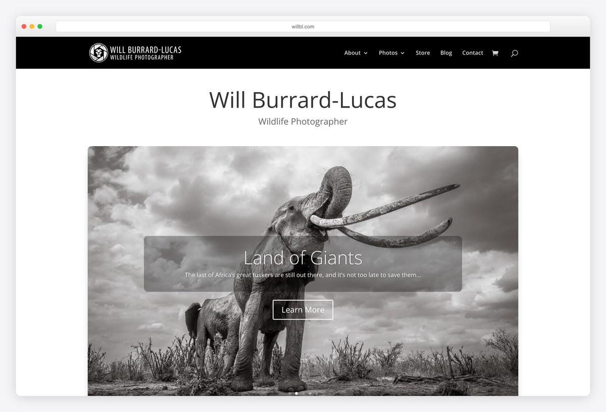 Will Burrard-Lucas portfolio website