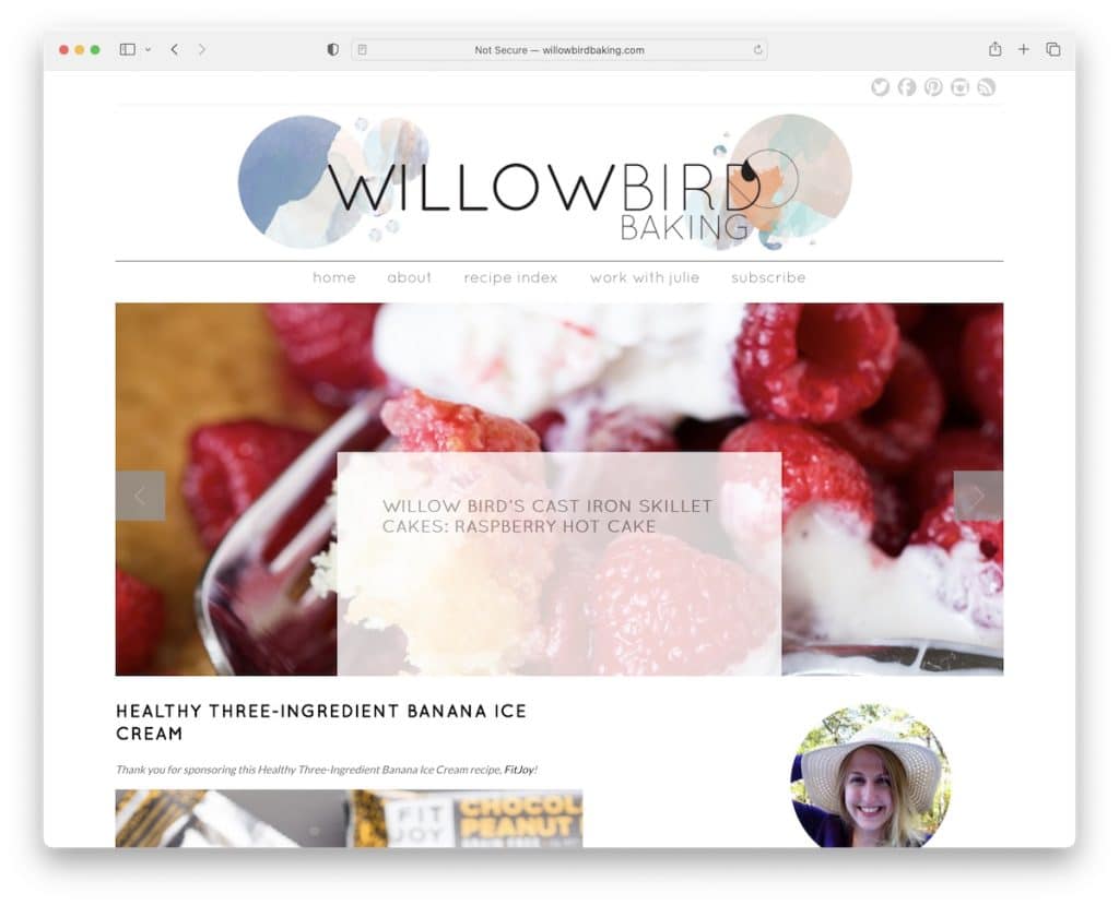 willow bird baking recipe blog