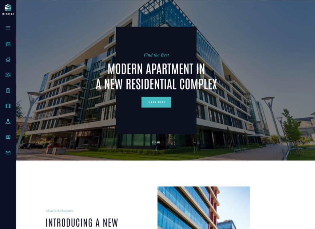 Windsor - Apartment Complex & Single Property WordPress Theme
