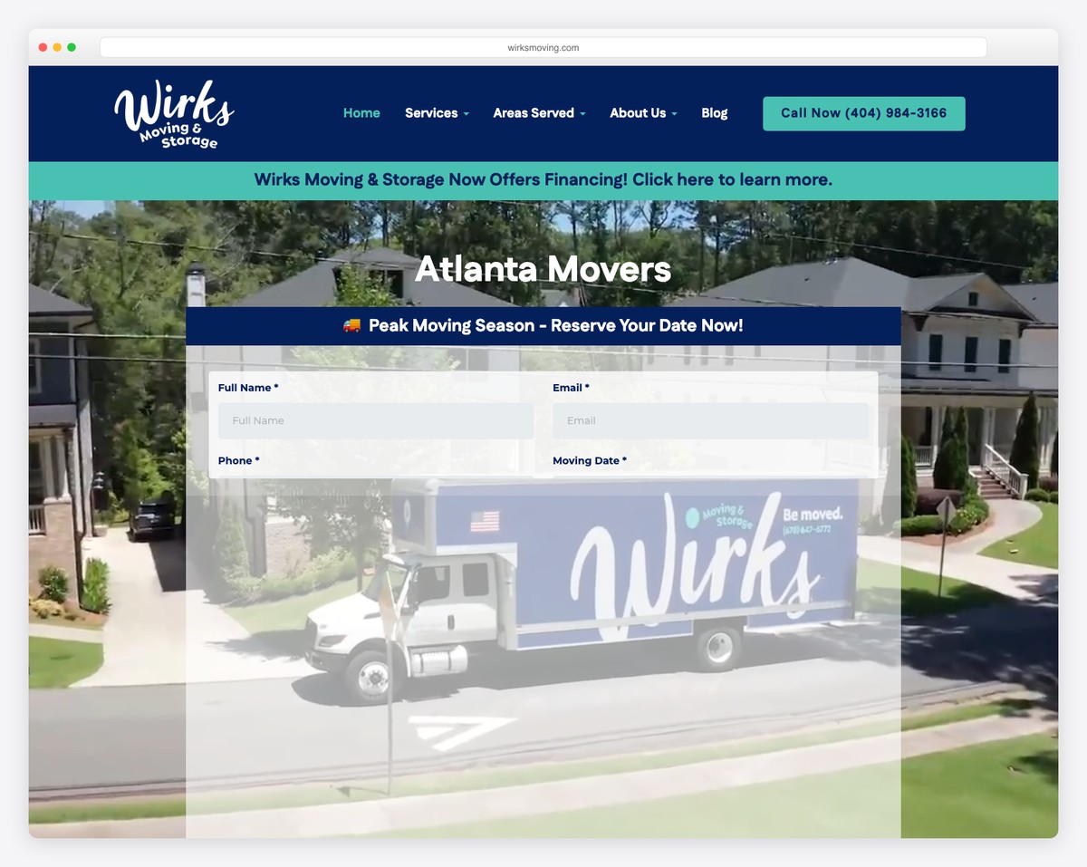 wirks moving atlanta website