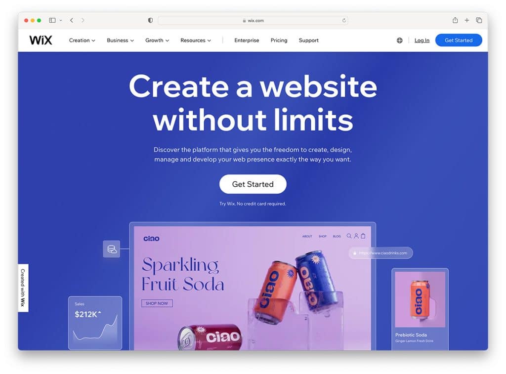 wix - online store website builder