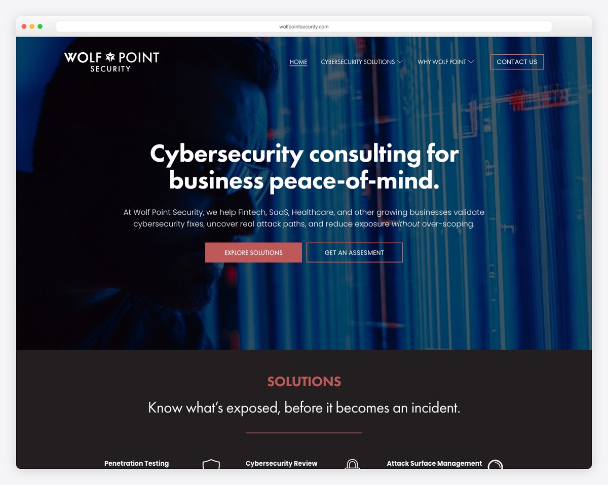 wolf point security website example
