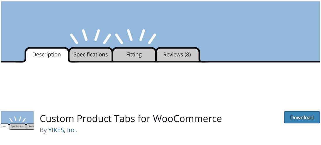 woocommerce product tabs
