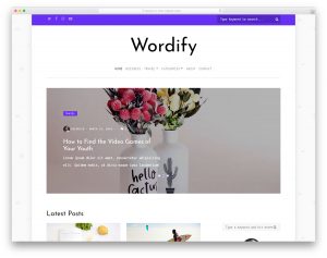 Wordify website template