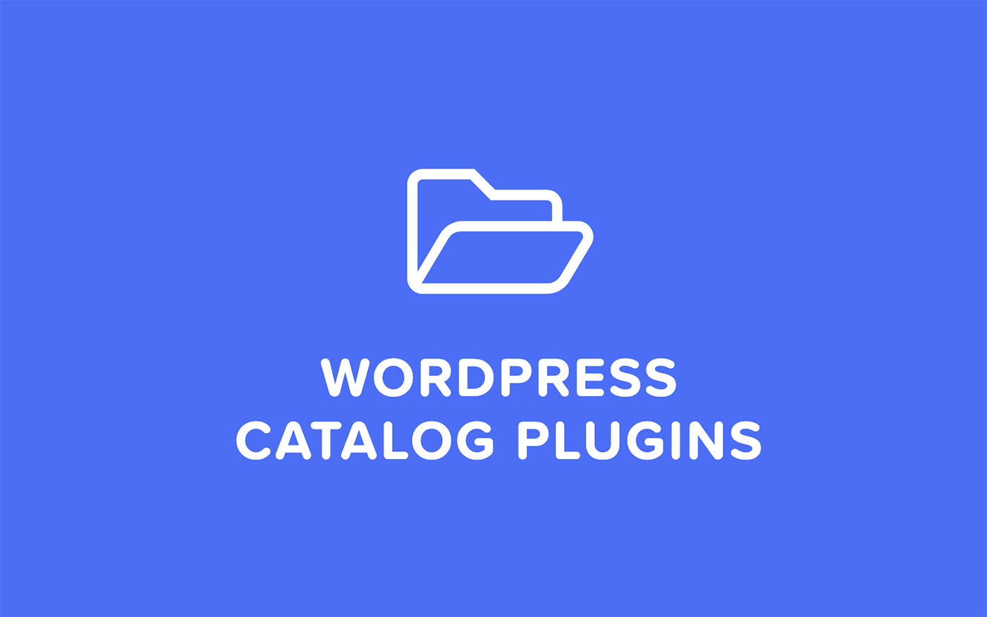 WordPress Catalog Plugins