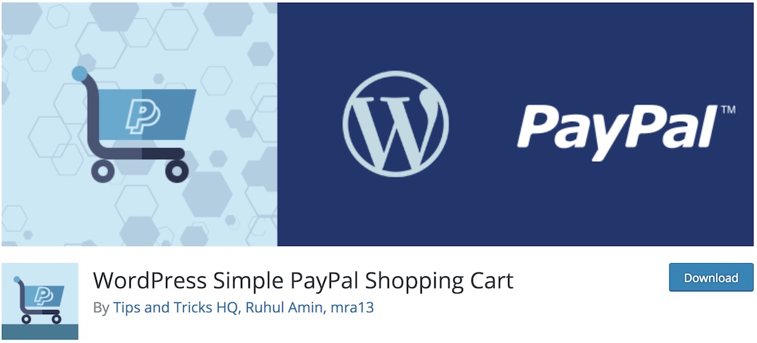 wordpress simple paypal shopping cart plugin