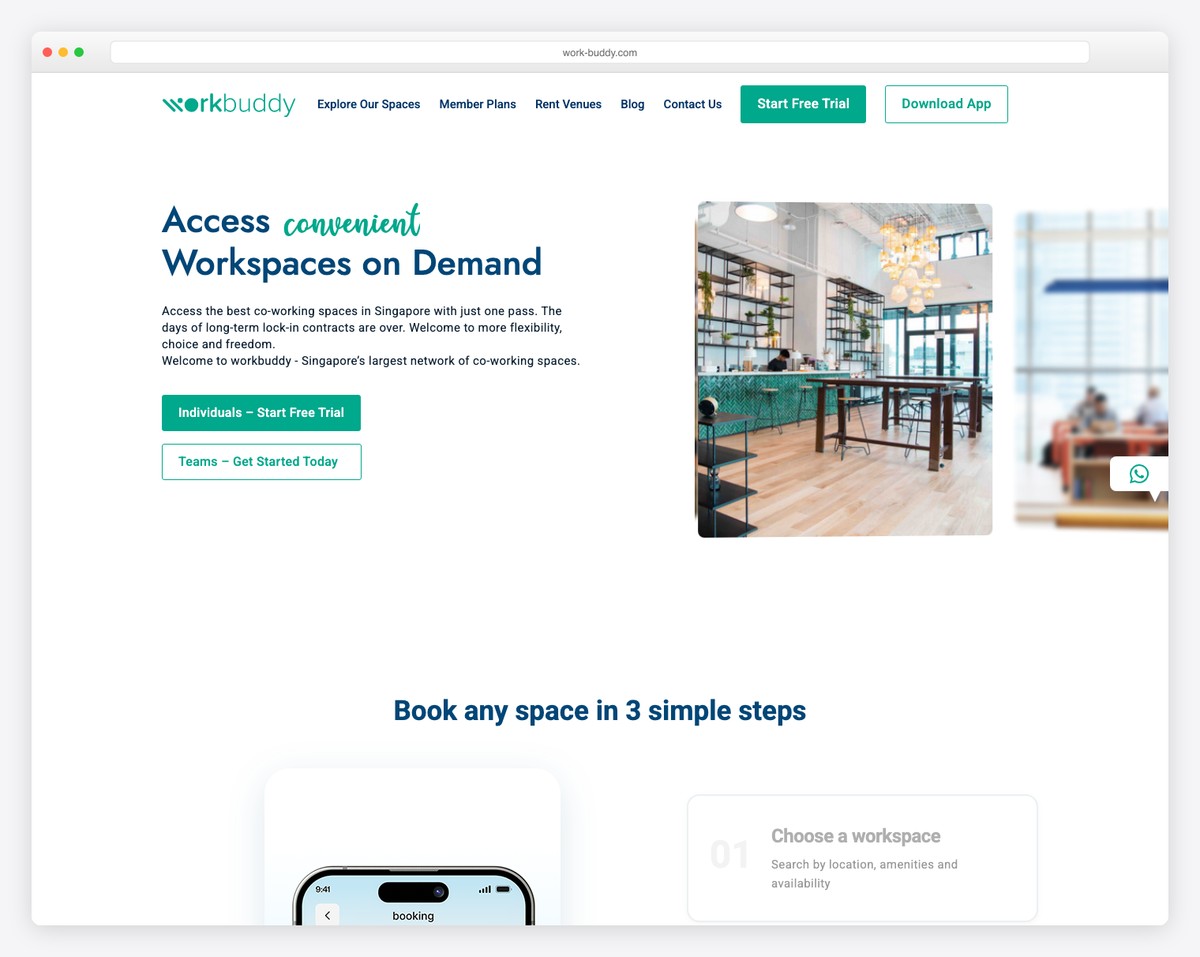workbuddy website example