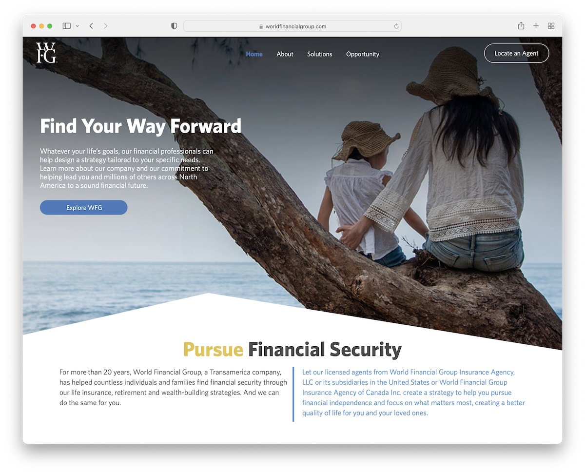 world financial group small business website
