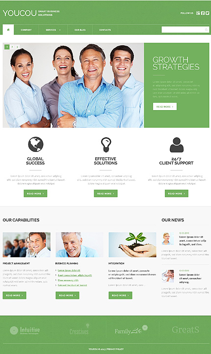 Solutions for Business WordPress Theme