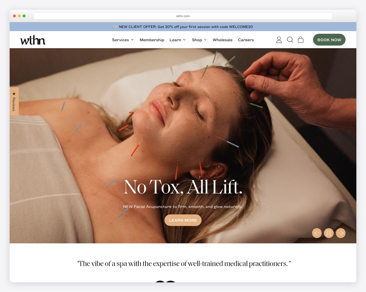 wthn website example