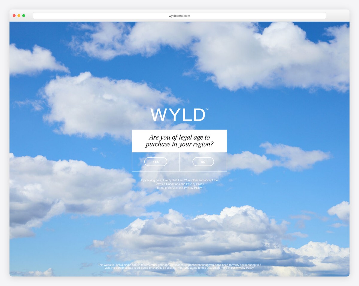 Wyld cannabis edibles website