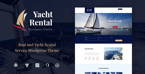 Yacht Rental | Yacht and Boat Rental Service WordPress Theme