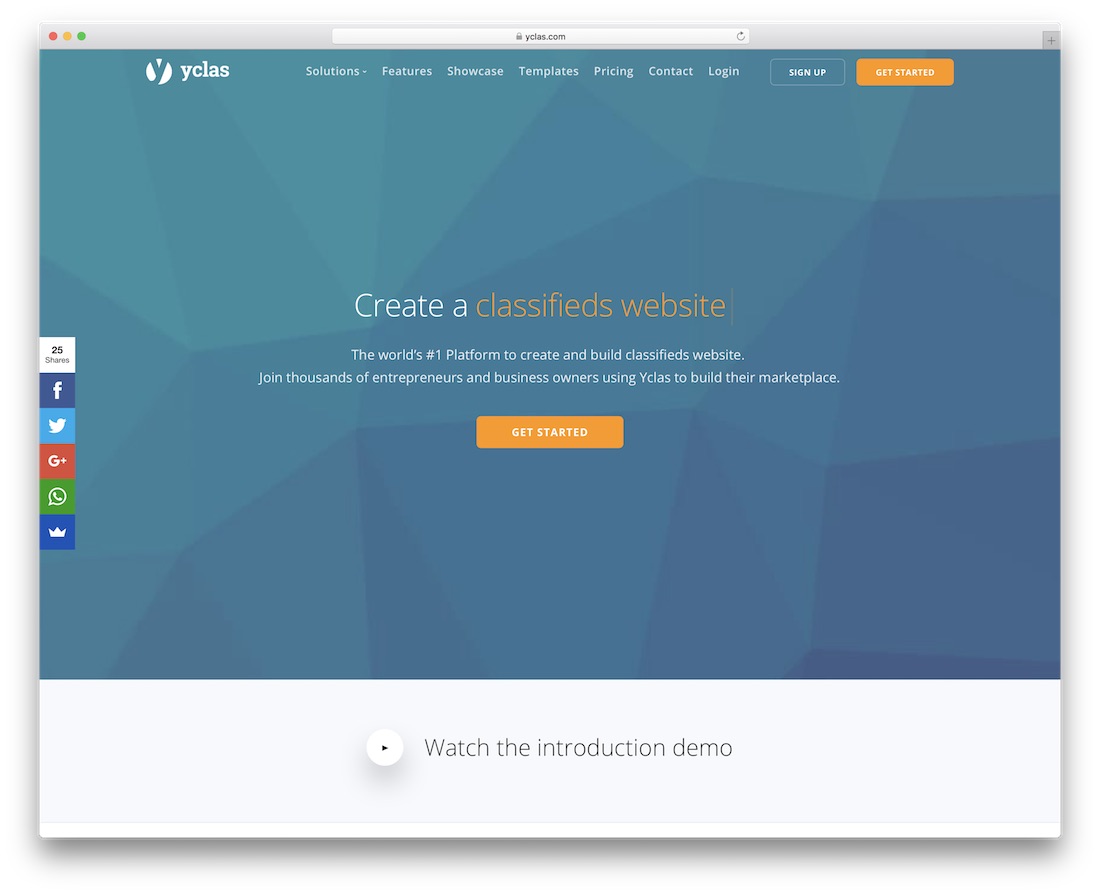 yclas 디렉토리 웹 사이트 빌더