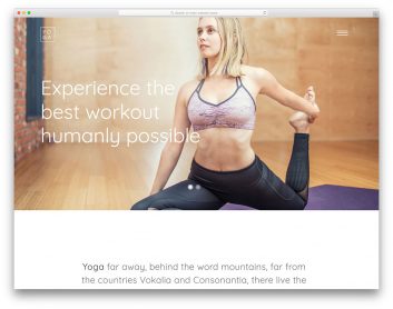 yoga free template