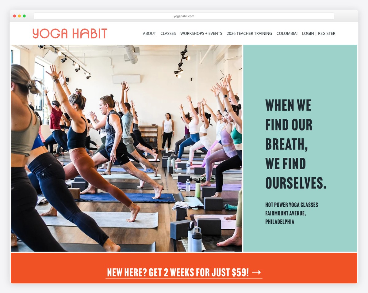 yoga habit philadelphia website