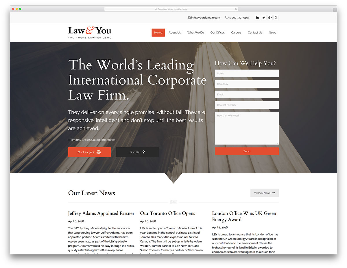 42 Best Lawyer Wordpress Themes For Law Firms And Attorneys