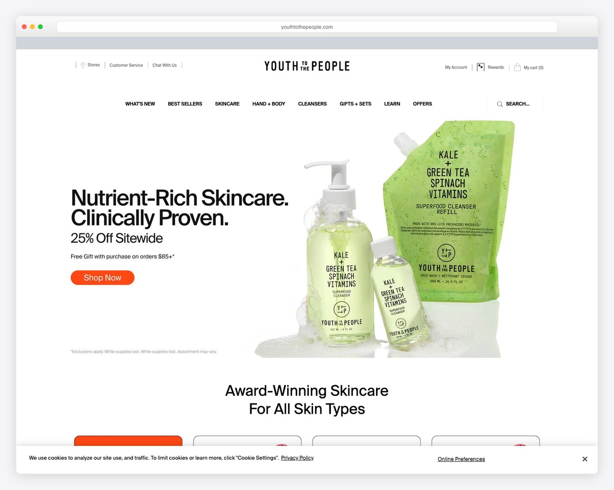 youth to the people website example