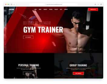 Zacson website template