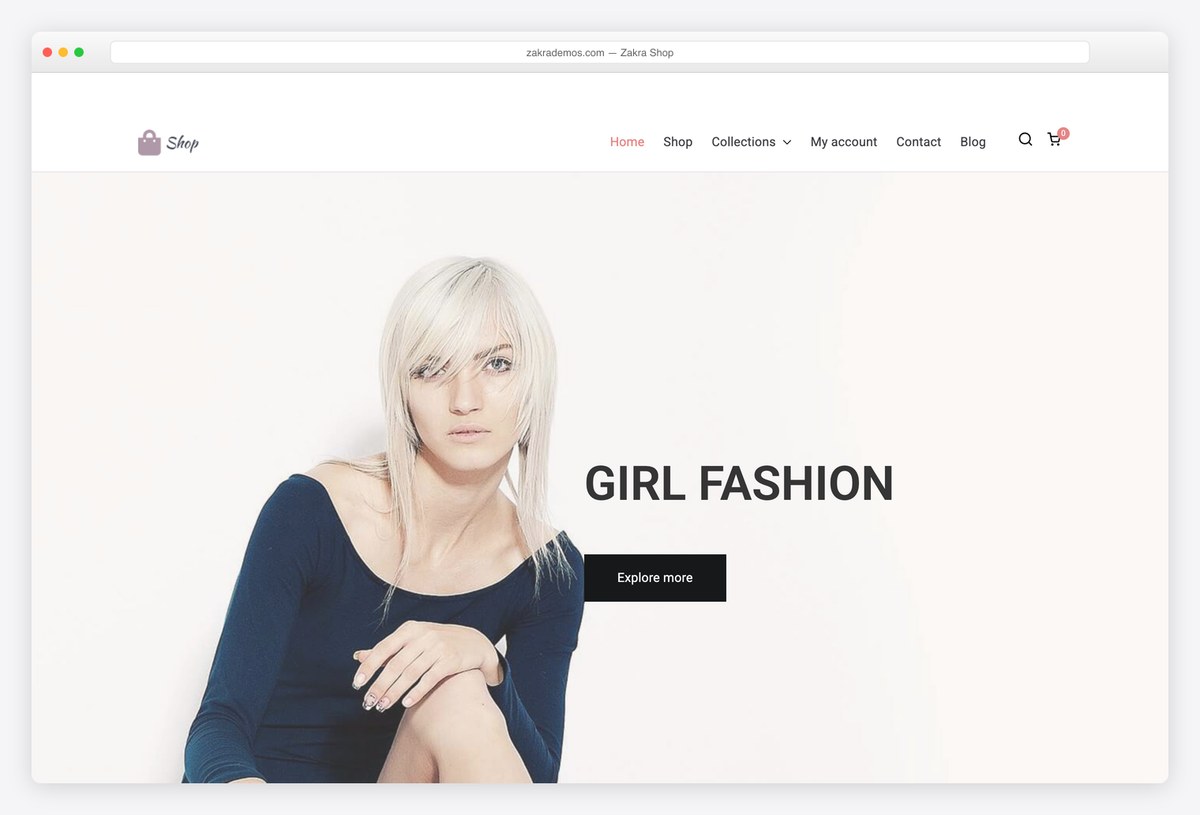 Zakra Shop free starter store