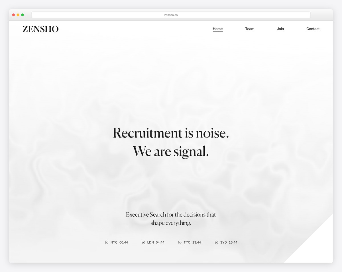 zensho agency recruitment website