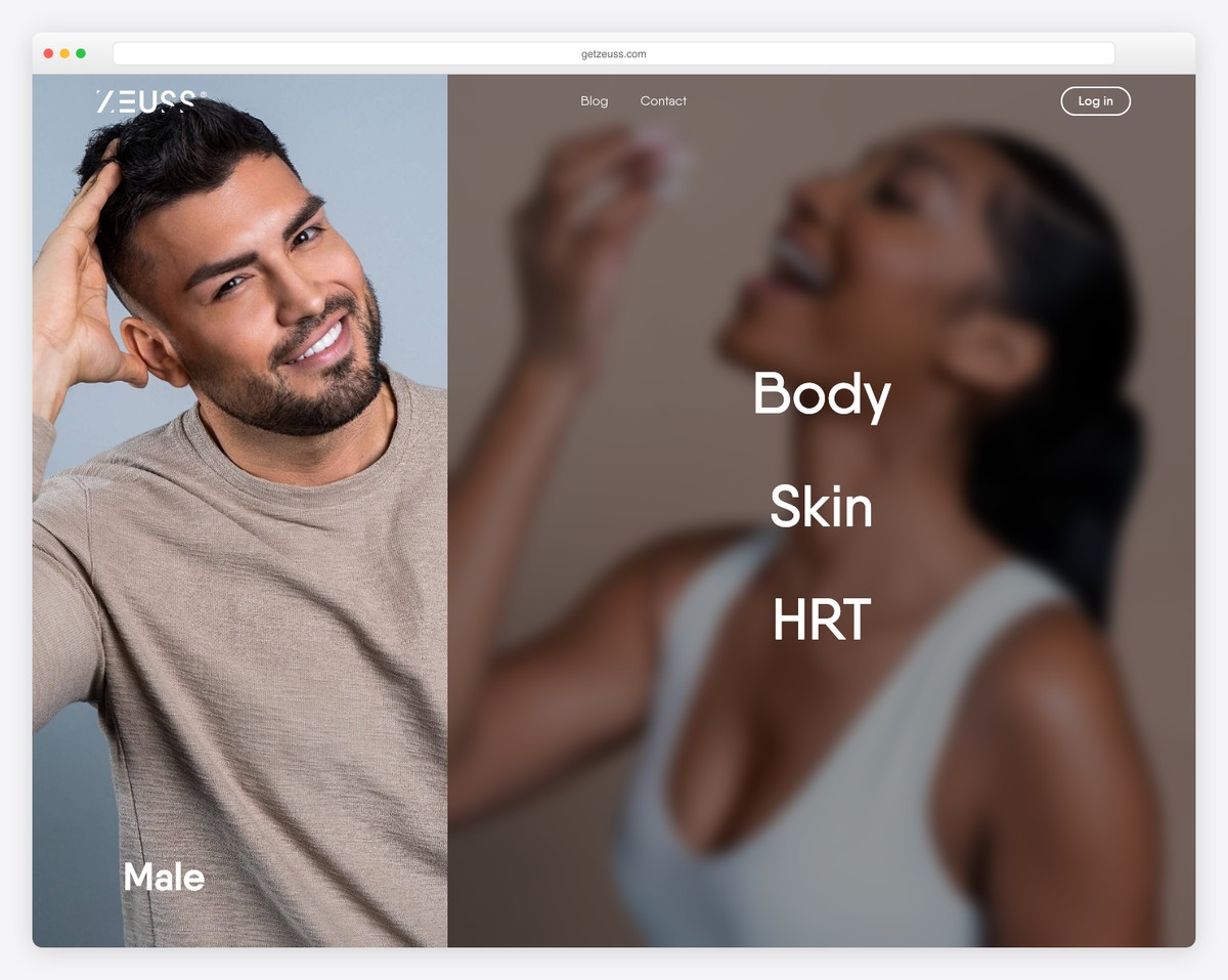 zeuss - simple single product WooCommerce website