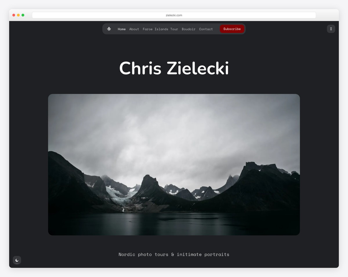 chris zielecki website example